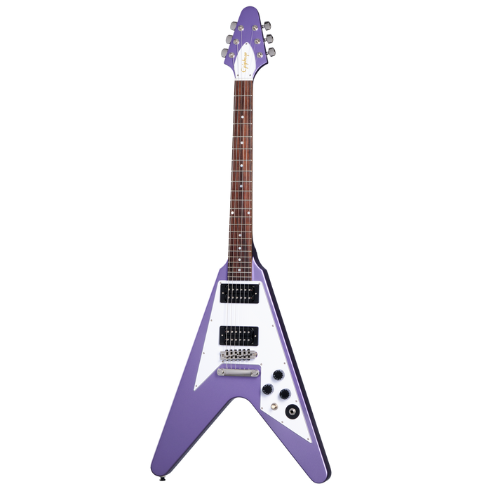 Epiphone Kirk Hammet 1979 Flying V W/Case Purple Metallic