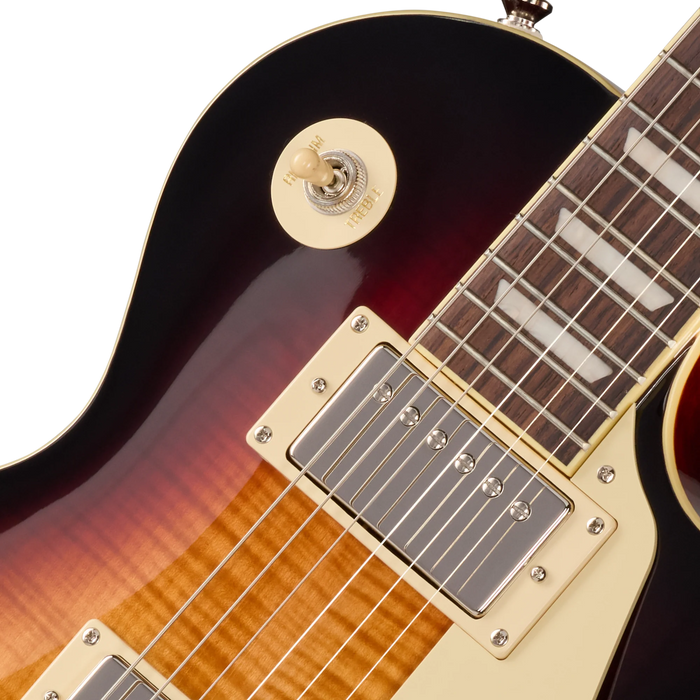 Epiphone Les Paul Standard 50s Electric Guitar w/Gigbag, Bourbon Burst