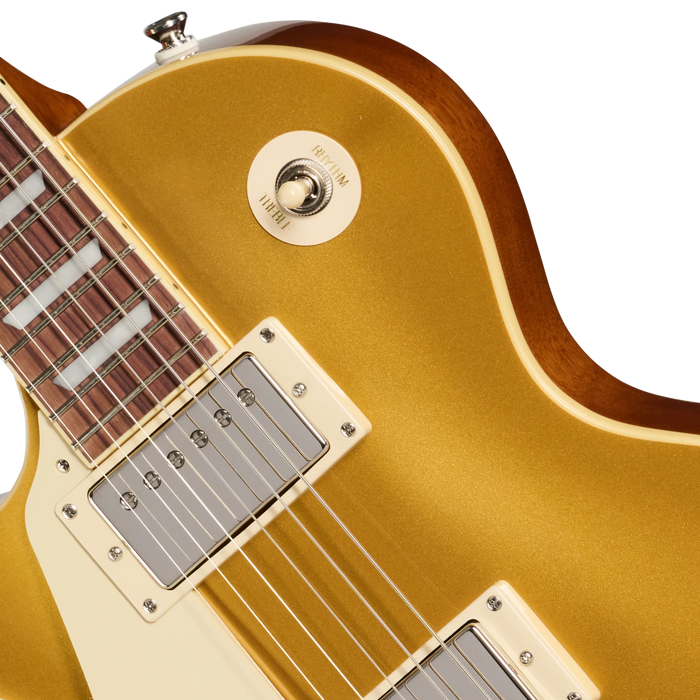 Epiphone Les Paul Standard 50s Left-Handed Electric Guitar w/Gigbag, Gold Top