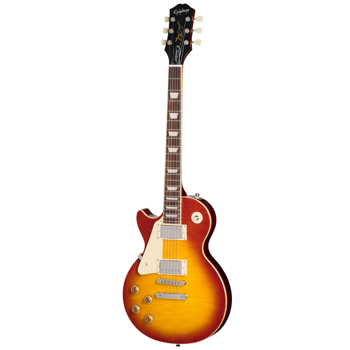 Epiphone Les Paul Standard 50s Left-Handed Electric Guitar w/Gigbag, Washed Cherry Sunburst