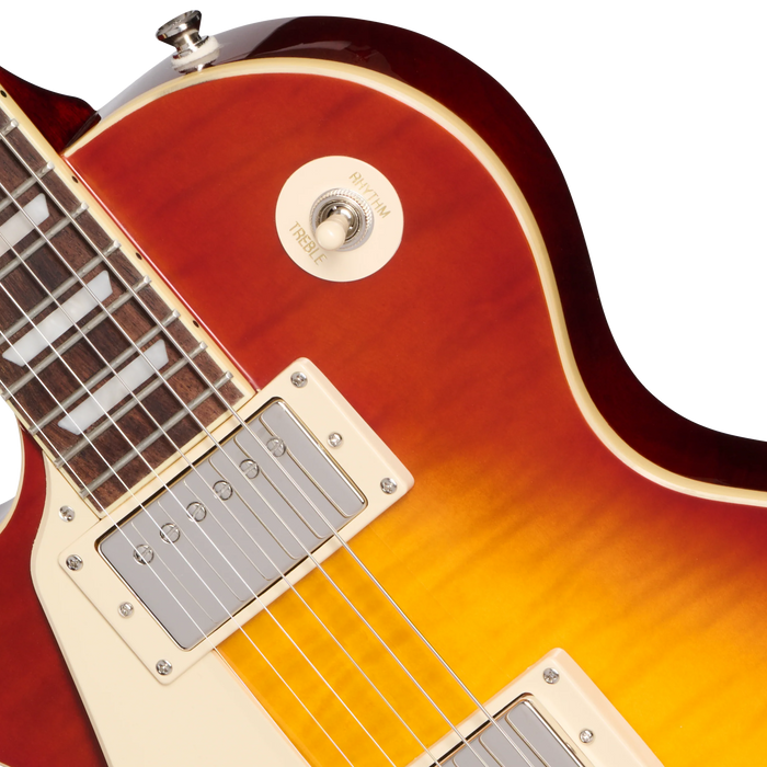 Epiphone Les Paul Standard 50s Left-Handed Electric Guitar w/Gigbag, Washed Cherry Sunburst