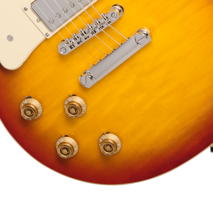 Epiphone Les Paul Standard 50s Left-Handed Electric Guitar w/Gigbag, Washed Cherry Sunburst