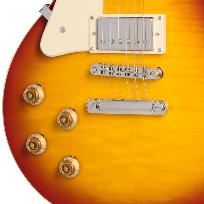 Epiphone Les Paul Standard 50s Left-Handed Electric Guitar w/Gigbag, Washed Cherry Sunburst