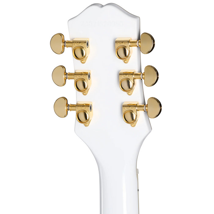 Epiphone Les Paul Custom Electric Guitar w/Gigbag, Alpine White