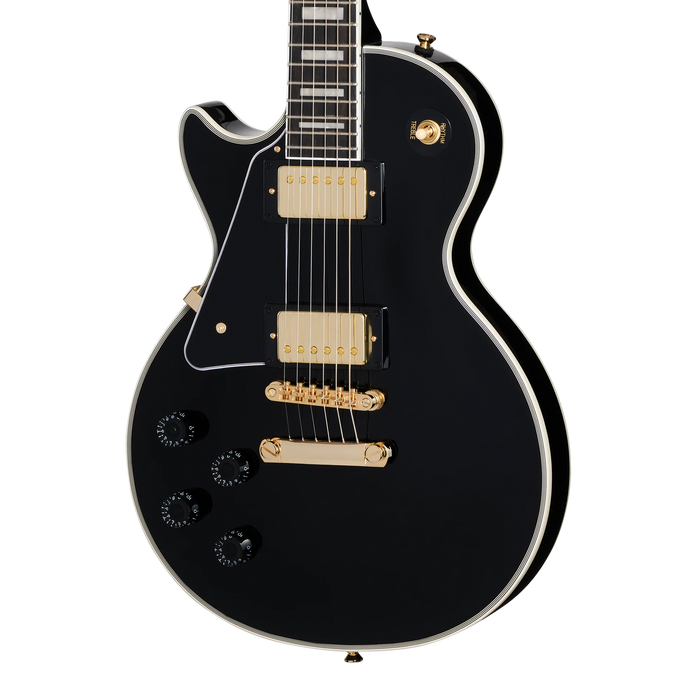 Epiphone Les Paul Custom Left-Handed Electric Guitar w/Gigbag, Ebony