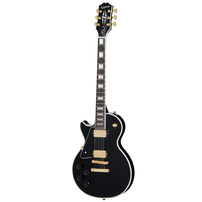 Epiphone Les Paul Custom Left-Handed Electric Guitar w/Gigbag, Ebony