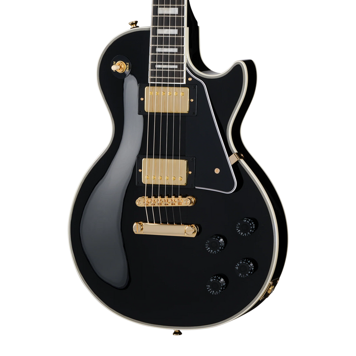 Epiphone Les Paul Custom Electric Guitar w/Gigbag,  Ebony