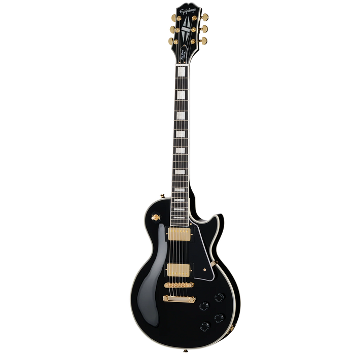 Epiphone Les Paul Custom Electric Guitar w/Gigbag,  Ebony