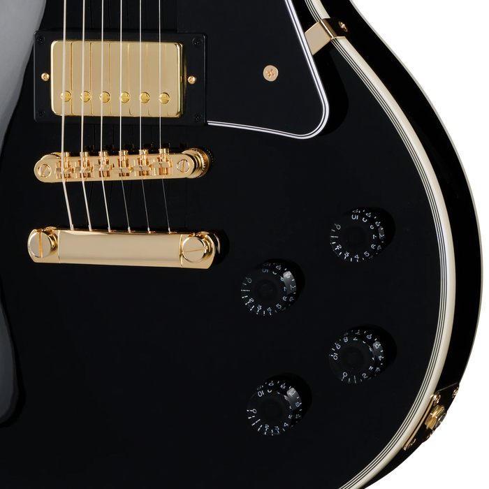 Epiphone Les Paul Custom Electric Guitar w/Gigbag,  Ebony