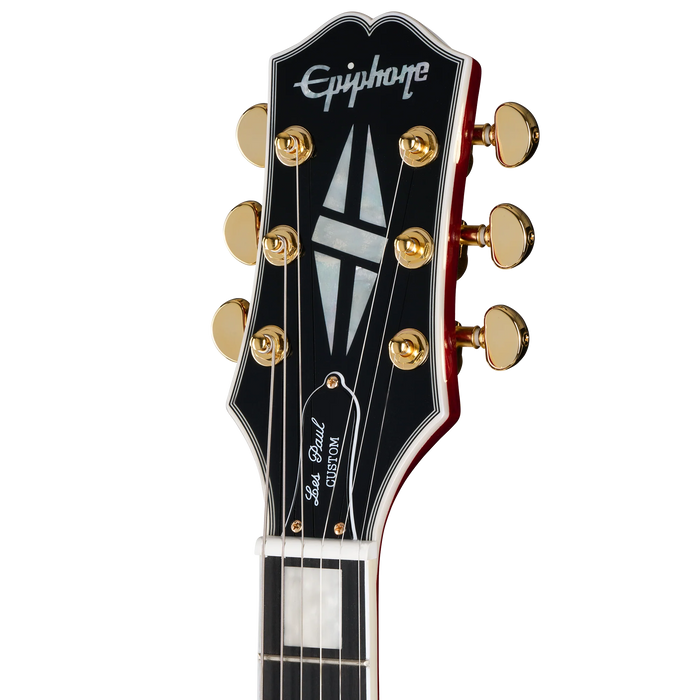 Epiphone Les Paul Custom Electric Guitar w/Gigbag, Heritage Cherry Sunburst