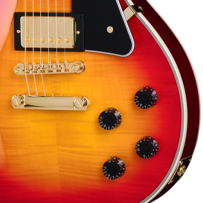 Epiphone Les Paul Custom Electric Guitar w/Gigbag, Heritage Cherry Sunburst