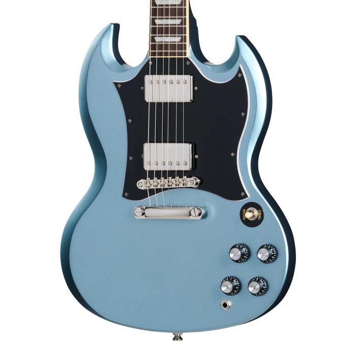 Epiphone SG Standard Electric Guitar w/Gig Bag, Pelham Blue