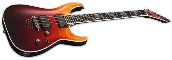 ESP E-II HORIZON NT-II Left-handed, Tiger Eye Amber Fade