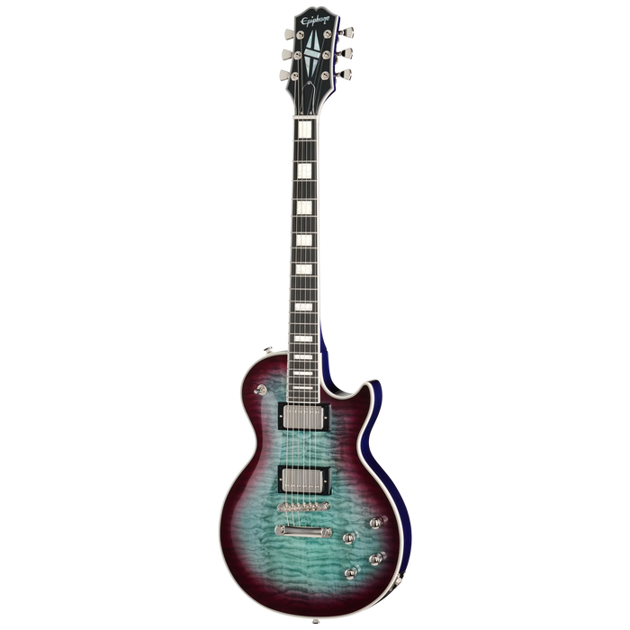 Epiphone SG Custom Modern Figured Electric Guitar, Blueberry Burst