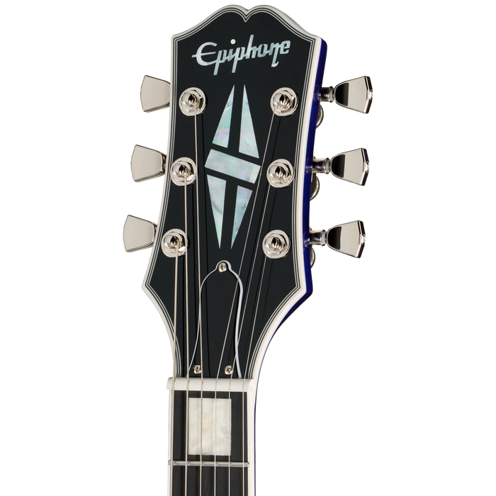 Epiphone SG Custom Modern Figured Electric Guitar, Blueberry Burst