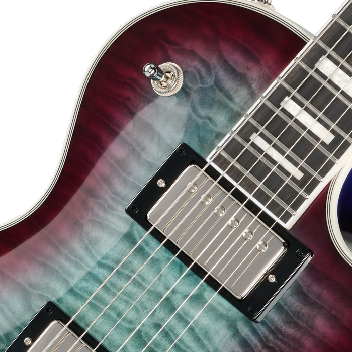 Epiphone SG Custom Modern Figured Electric Guitar, Blueberry Burst