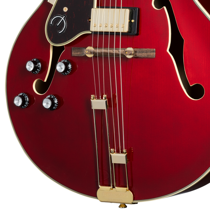 Epiphone Broadway Left-Handed Wine Red