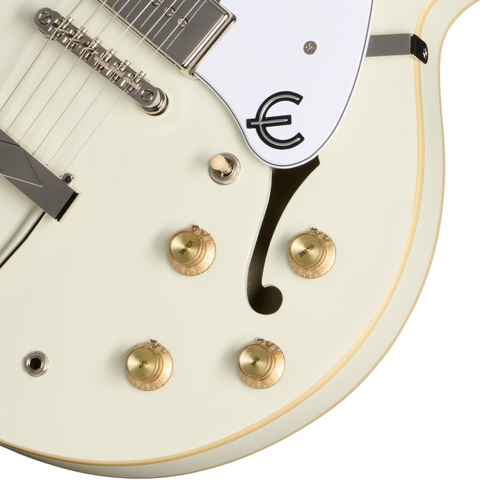 Epiphone Casino Hollowbody Electric Guitar, Classic White