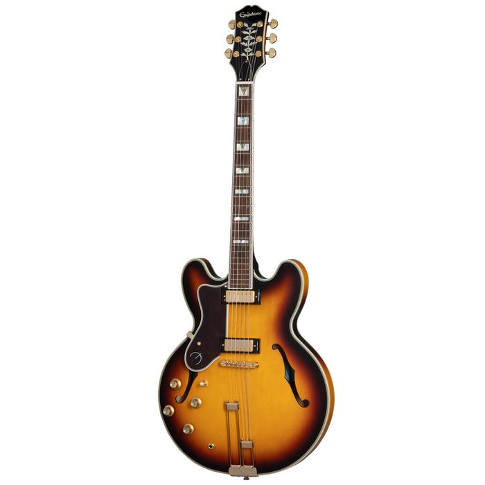 Epiphone Sheraton Frequnesator Left-Handed, Vintage Burst