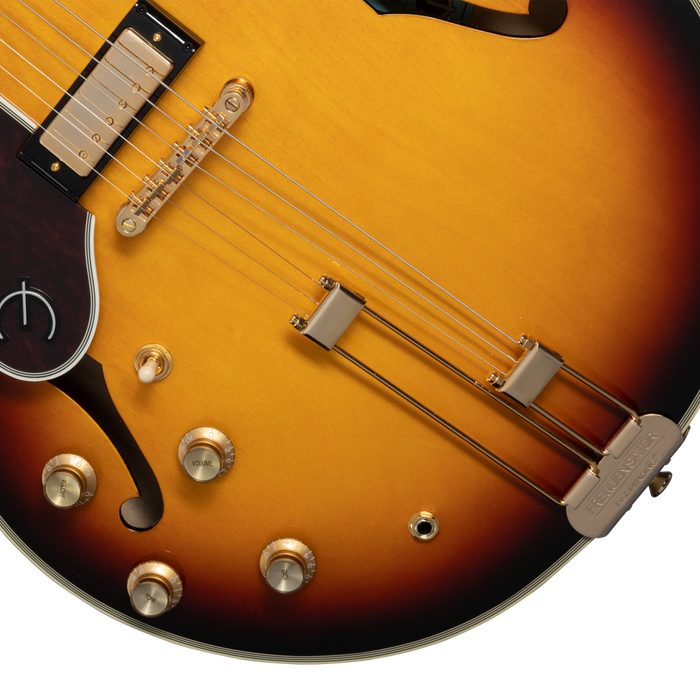 Epiphone Sheraton Frequnesator Left-Handed, Vintage Burst