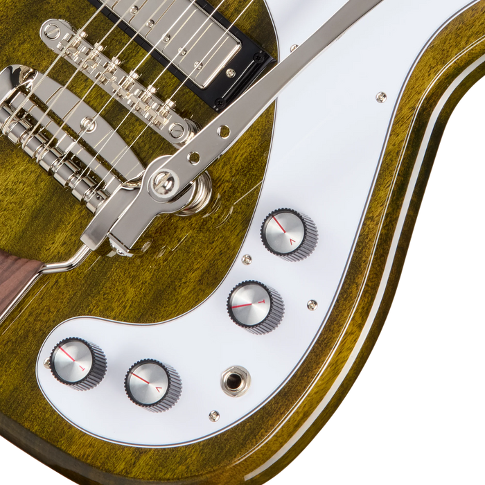 Epiphone Crestwood Custom w/Tremotone Tailpiece, Silver Fox