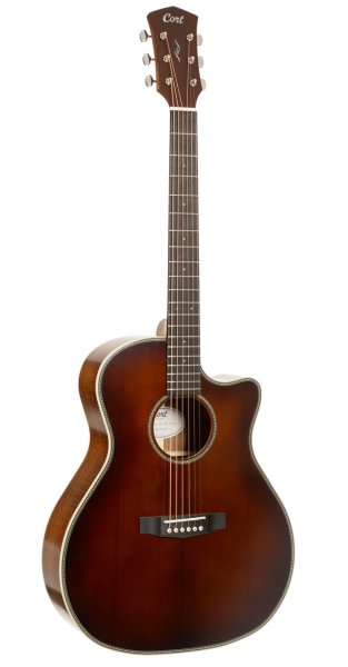 Cort Essence ESSENCE-GA4 Semi Gloss Acoustic Guitar, Brown Burst
