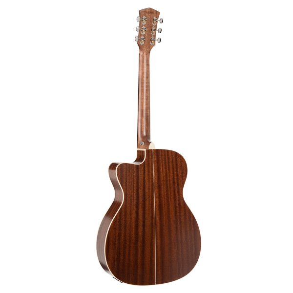 Cort ESSENCE-OC4-NSG Essence Series OM Cutaway Acoustic Guitar, Natural Semi Gloss