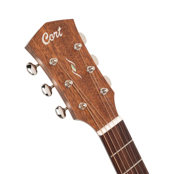 Cort ESSENCE-OC4-NSG Essence Series OM Cutaway Acoustic Guitar, Natural Semi Gloss