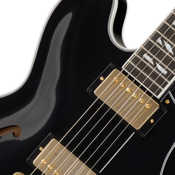 Gibson ES-335 Supreme Electric Guitar w/Hardshell Case, Ebony