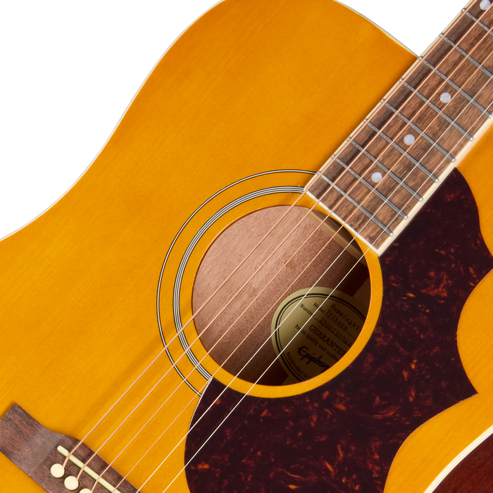 Epiphone Hummingbird Tribute Acoustic Guitar,  Antique Natural