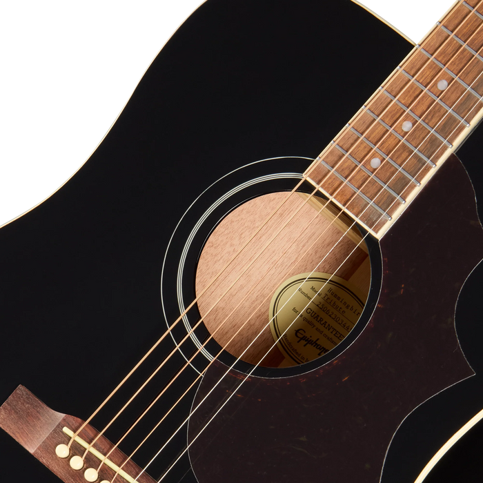 Epiphone Hummingbird Tribute Acoustic Guitar,  Ebony