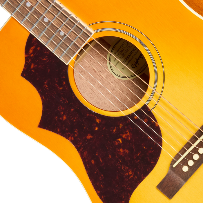 Epiphone Hummingbird Tribute Left-Handed Acoustic Guitar, Heritage Cherry Sunburst