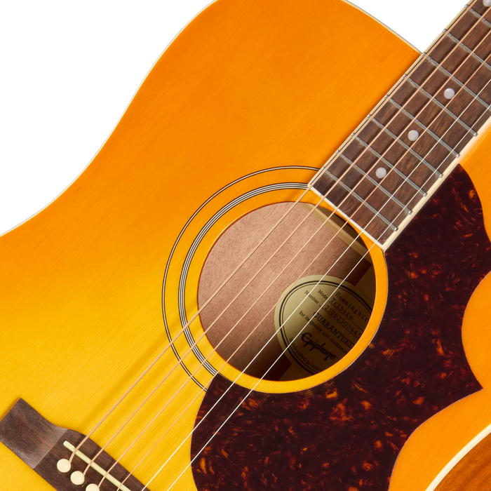 Epiphone Hummingbird Tribute Acoustic Guitar,  Heritage Cherry Sunburst