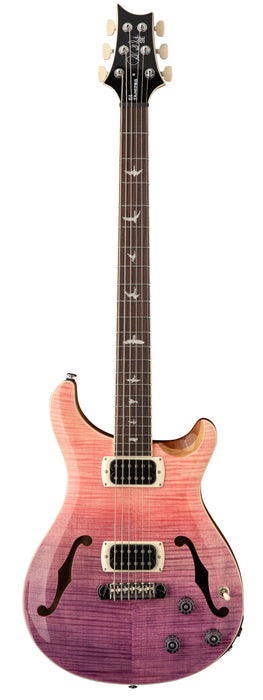 PRS SE Ed Sheeran Flat Back Hollowbody I Baritone Piezo Pink Ombre