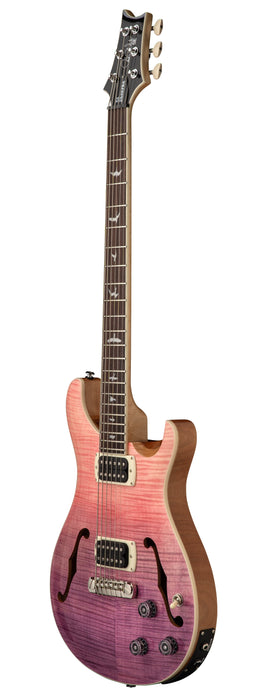 PRS SE Ed Sheeran Flat Back Hollowbody I Baritone Piezo Pink Ombre