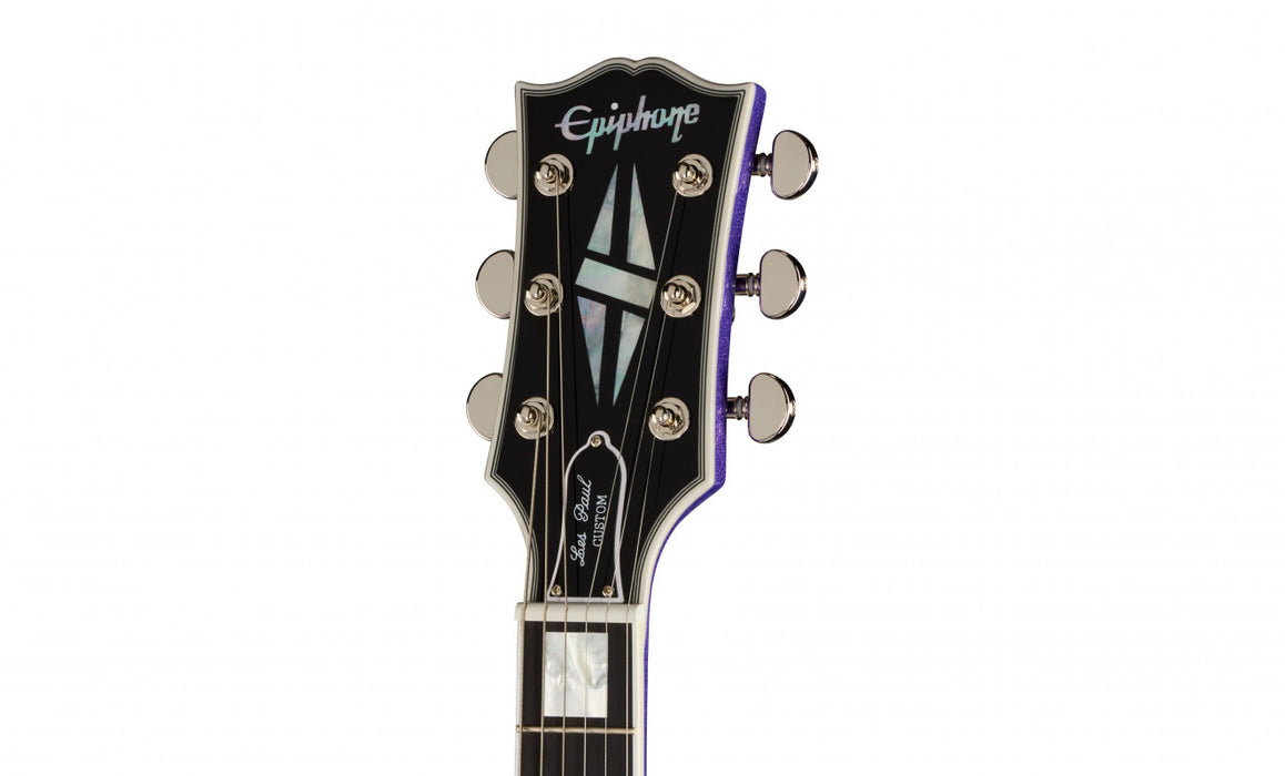 Epiphone Inspired by Gibson Custom Les Paul Custom, Amethyst Sparkle