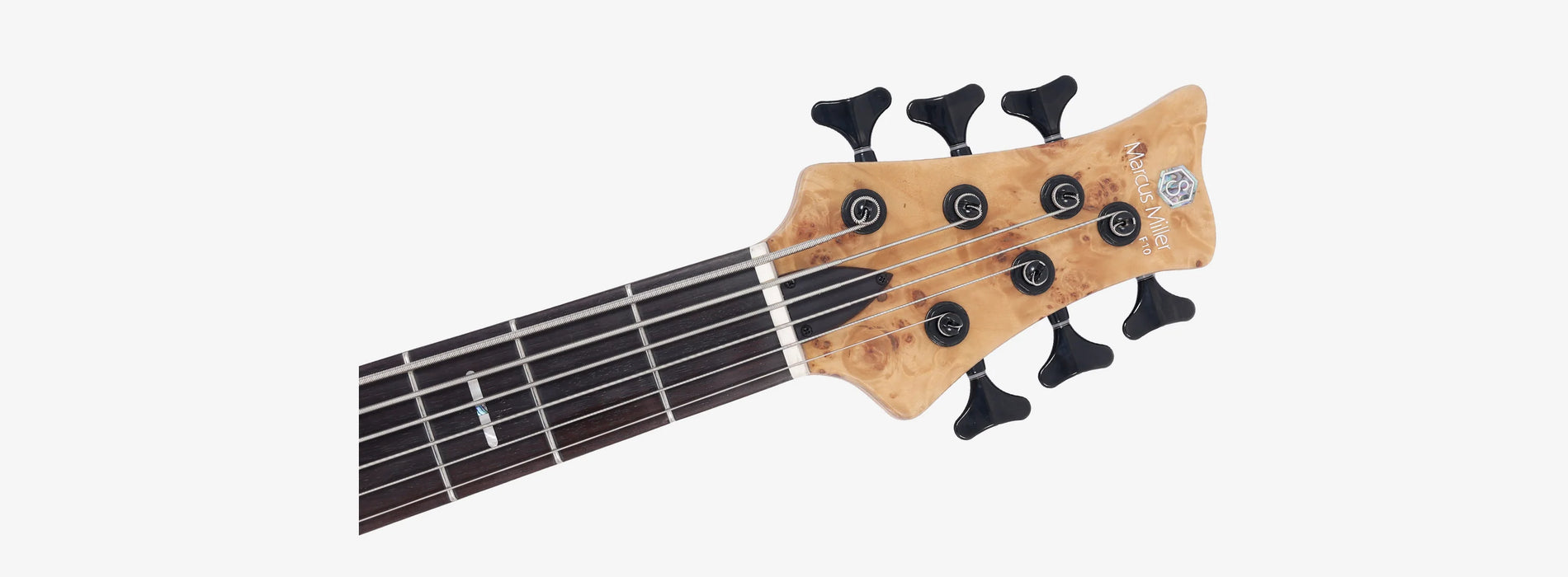 Sire Marcus Miller F10 6-String Electric Bass With Hard Case, Natural Satin