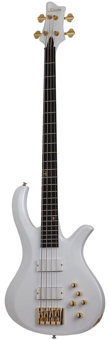 Schecter FREEZESICLE-4 4-String Electric Bass, Metallic White
