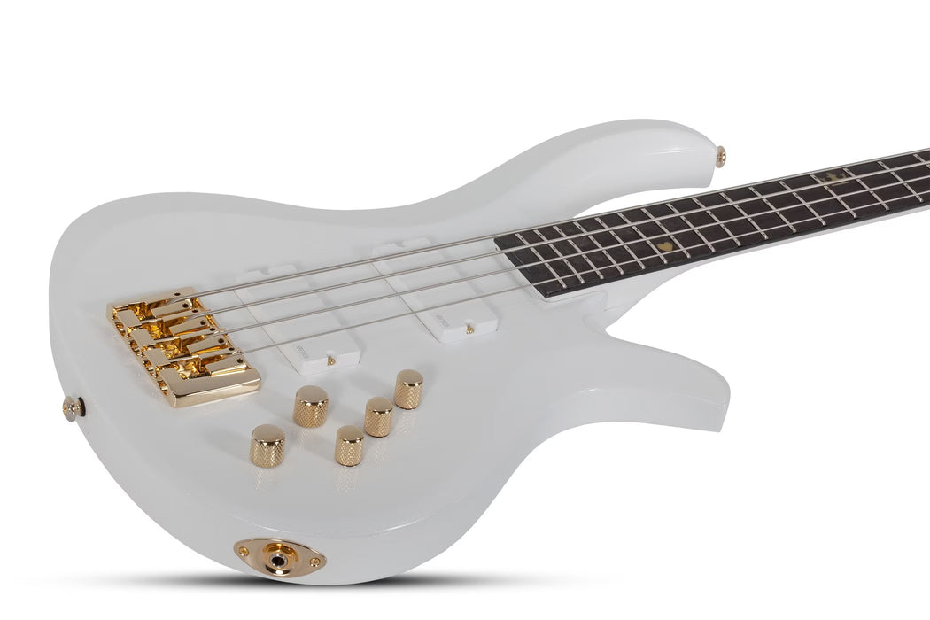 Schecter FREEZESICLE-4 4-String Electric Bass, Metallic White
