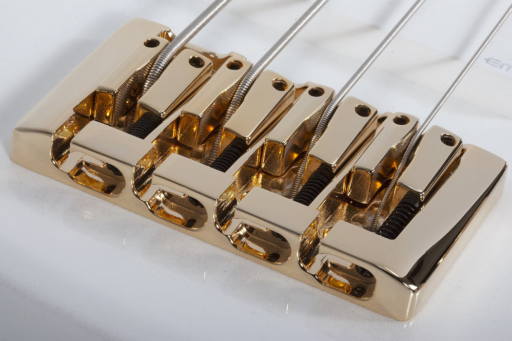 Schecter FREEZESICLE-4 4-String Electric Bass, Metallic White