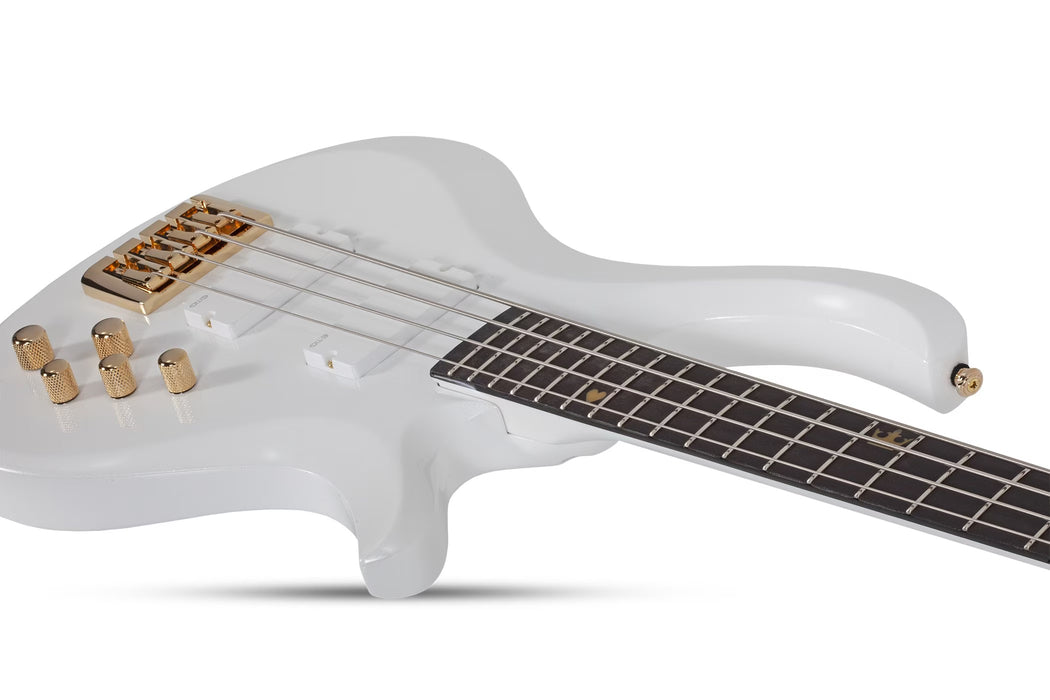 Schecter FREEZESICLE-4 4-String Electric Bass, Metallic White