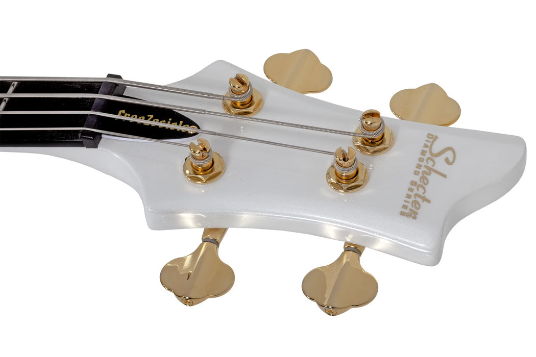 Schecter FREEZESICLE-4 4-String Electric Bass, Metallic White