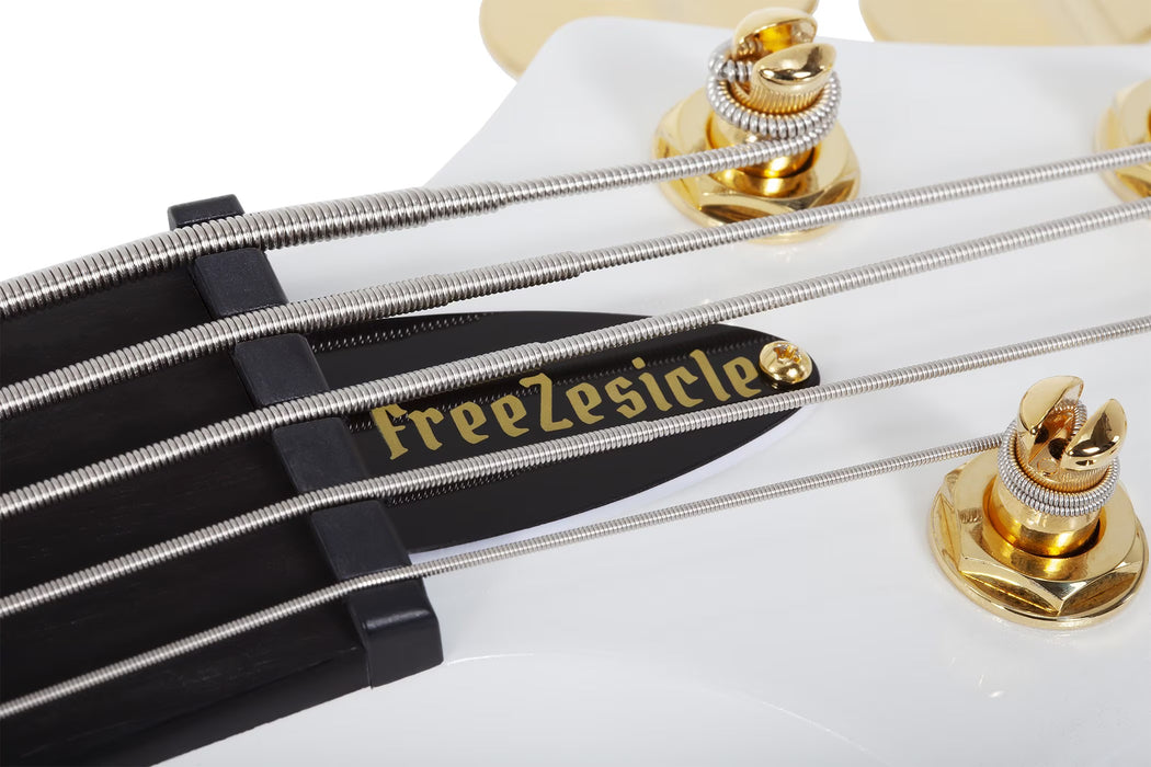 Schecter FREEZESICLE-5 5-String Electric Bass, Metallic White