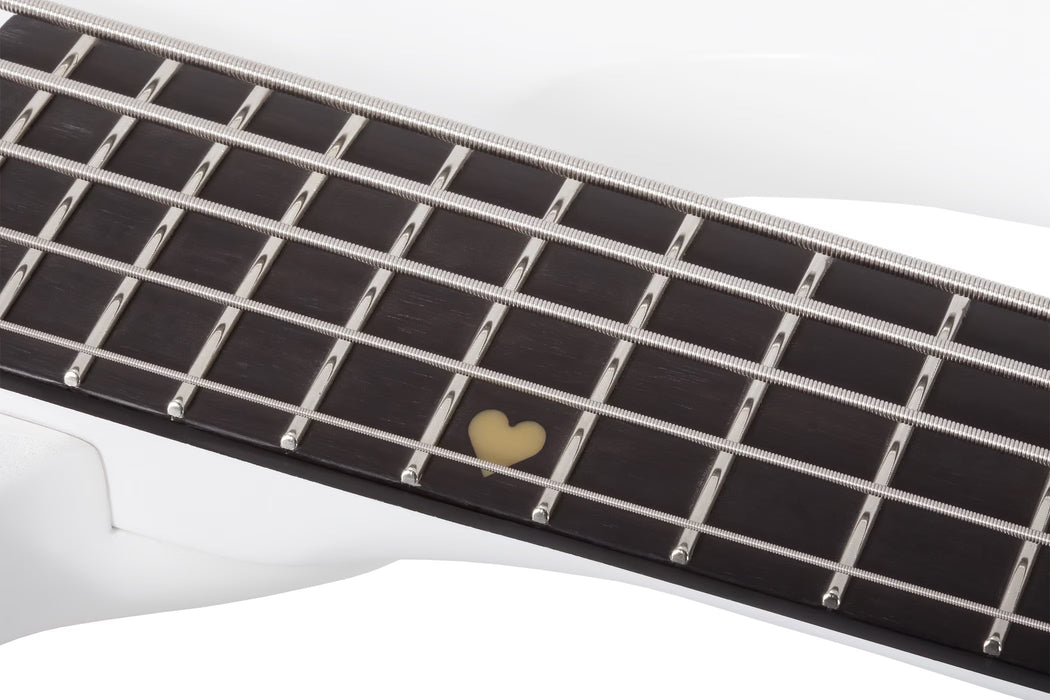 Schecter FREEZESICLE-5 5-String Electric Bass, Metallic White