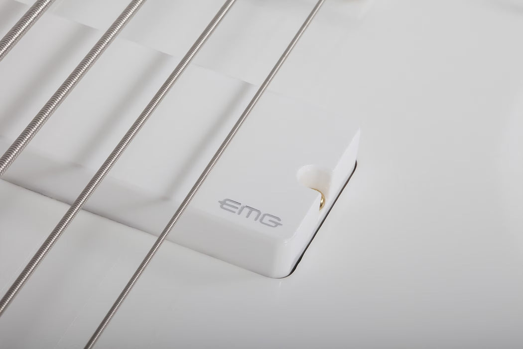 Schecter FREEZESICLE-5 5-String Electric Bass, Metallic White