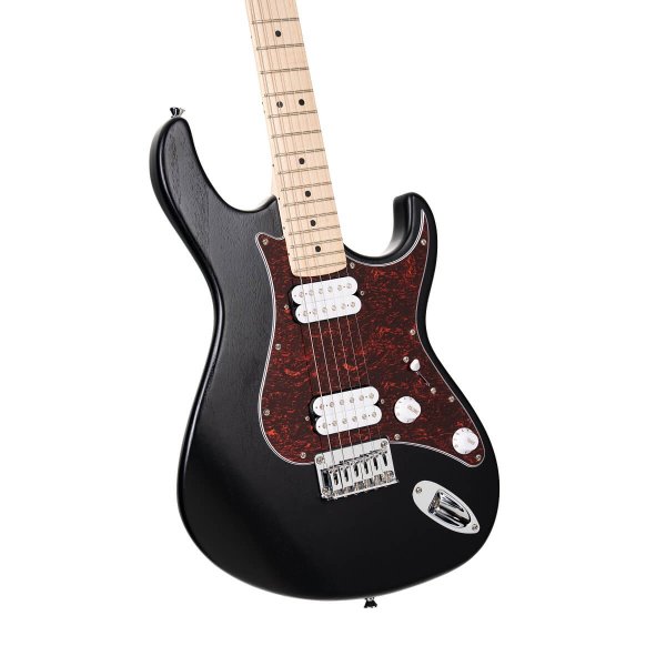 Cort G100-HH-OPB G Series Electric H-H Double Cutaway, Open Pore Black