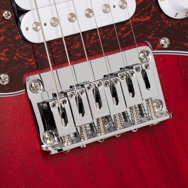 Cort G100-HH-OPBC G Series Electric H-H Double Cutaway, Open Pore Black Cherry