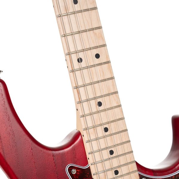 Cort G100-HH-OPBC G Series Electric H-H Double Cutaway, Open Pore Black Cherry