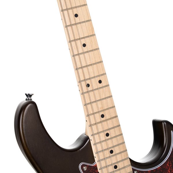 Cort G100-HH-OPW G Series Electric H-H Double Cutaway, Open Pore Walnut