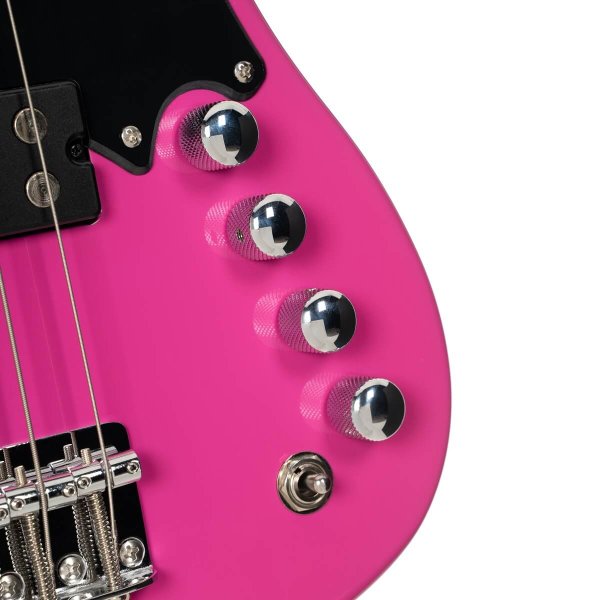 Cort GB-SHORTSCALE-FDP GB Series Short Scale 4 String Bass, Fandango Purple